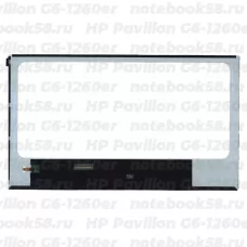 Матрица для ноутбука HP Pavilion G6-1260er (1366x768 HD) TN, 40pin, Глянцевая