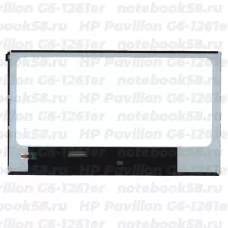 Матрица для ноутбука HP Pavilion G6-1261er (1366x768 HD) TN, 40pin, Глянцевая