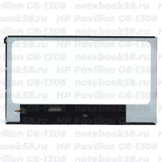 Матрица для ноутбука HP Pavilion G6-1308 (1366x768 HD) TN, 40pin, Глянцевая