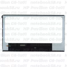 Матрица для ноутбука HP Pavilion G6-1a01 (1366x768 HD) TN, 40pin, Глянцевая