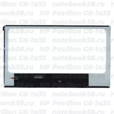 Матрица для ноутбука HP Pavilion G6-1a35 (1366x768 HD) TN, 40pin, Глянцевая