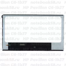 Матрица для ноутбука HP Pavilion G6-1b37 (1366x768 HD) TN, 40pin, Глянцевая