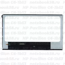 Матрица для ноутбука HP Pavilion G6-1b53 (1366x768 HD) TN, 40pin, Глянцевая