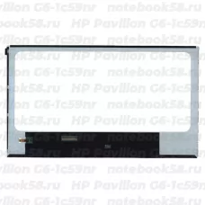 Матрица для ноутбука HP Pavilion G6-1c59nr (1366x768 HD) TN, 40pin, Глянцевая