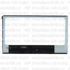 Матрица для ноутбука HP Pavilion G6-1c62 (1366x768 HD) TN, 40pin, Глянцевая