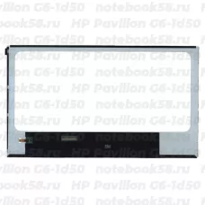 Матрица для ноутбука HP Pavilion G6-1d50 (1366x768 HD) TN, 40pin, Глянцевая