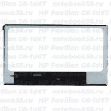 Матрица для ноутбука HP Pavilion G6-1d67 (1366x768 HD) TN, 40pin, Глянцевая