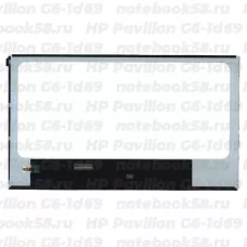 Матрица для ноутбука HP Pavilion G6-1d69 (1366x768 HD) TN, 40pin, Глянцевая