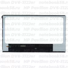 Матрица для ноутбука HP Pavilion DV6-3122er (1366x768 HD) TN, 40pin, Глянцевая