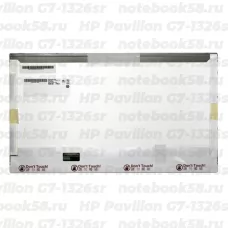 Матрица для ноутбука HP Pavilion G7-1326sr (1600x900 HD+) TN, 40pin, Матовая