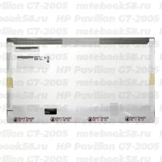 Матрица для ноутбука HP Pavilion G7-2005 (1600x900 HD+) TN, 40pin, Матовая