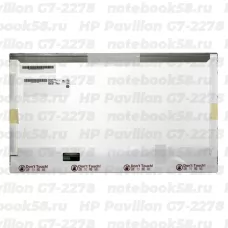 Матрица для ноутбука HP Pavilion G7-2278 (1600x900 HD+) TN, 40pin, Матовая