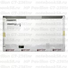 Матрица для ноутбука HP Pavilion G7-2361nr (1600x900 HD+) TN, 40pin, Матовая