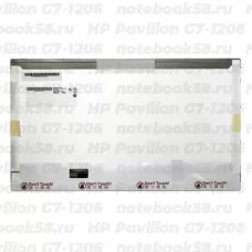 Матрица для ноутбука HP Pavilion G7-1206 (1600x900 HD+) TN, 40pin, Матовая