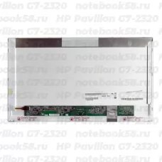 Матрица для ноутбука HP Pavilion G7-2320 (1600x900 HD+) TN, 40pin, Матовая