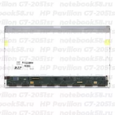 Матрица для ноутбука HP Pavilion G7-2051sr (1600x900 HD+) TN, 40pin, Матовая