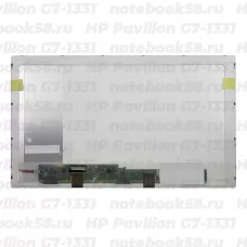 Матрица для ноутбука HP Pavilion G7-1331 (1600x900 HD+) TN, 40pin, Глянцевая