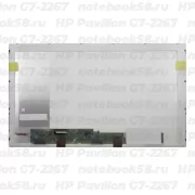 Матрица для ноутбука HP Pavilion G7-2267 (1600x900 HD+) TN, 40pin, Глянцевая