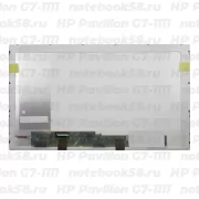 Матрица для ноутбука HP Pavilion G7-1111 (1600x900 HD+) TN, 40pin, Глянцевая