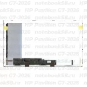 Матрица для ноутбука HP Pavilion G7-2026 (1600x900 HD+) TN, 40pin, Глянцевая