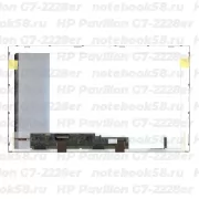 Матрица для ноутбука HP Pavilion G7-2228er (1600x900 HD+) TN, 40pin, Глянцевая