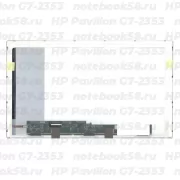 Матрица для ноутбука HP Pavilion G7-2353 (1600x900 HD+) TN, 40pin, Глянцевая