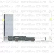 Матрица для ноутбука HP Pavilion G7-1062 (1600x900 HD+) TN, 40pin, Глянцевая