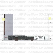 Матрица для ноутбука HP Pavilion G7-2200er (1600x900 HD+) TN, 40pin, Матовая