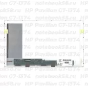 Матрица для ноутбука HP Pavilion G7-1374 (1600x900 HD+) TN, 40pin, Матовая