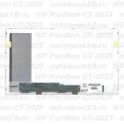 Матрица для ноутбука HP Pavilion G7-2027 (1600x900 HD+) TN, 40pin, Матовая