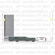 Матрица для ноутбука HP Pavilion G7-2042 (1600x900 HD+) TN, 40pin, Матовая