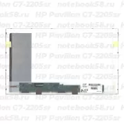 Матрица для ноутбука HP Pavilion G7-2205sr (1600x900 HD+) TN, 40pin, Матовая