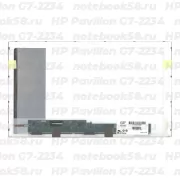 Матрица для ноутбука HP Pavilion G7-2234 (1600x900 HD+) TN, 40pin, Матовая