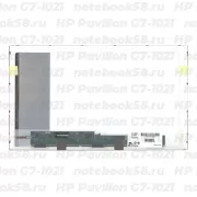 Матрица для ноутбука HP Pavilion G7-1021 (1600x900 HD+) TN, 40pin, Матовая