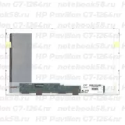 Матрица для ноутбука HP Pavilion G7-1264nr (1600x900 HD+) TN, 40pin, Матовая