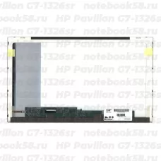 Матрица для ноутбука HP Pavilion G7-1326sr (1600x900 HD+) TN, 40pin, Матовая