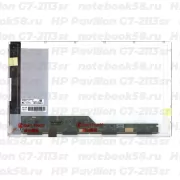 Матрица для ноутбука HP Pavilion G7-2113sr (1600x900 HD+) TN, 40pin, Матовая