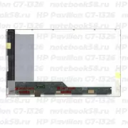 Матрица для ноутбука HP Pavilion G7-1326 (1600x900 HD+) TN, 40pin, Матовая