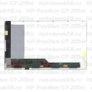 Матрица для ноутбука HP Pavilion G7-2111nr (1600x900 HD+) TN, 40pin, Матовая