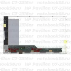 Матрица для ноутбука HP Pavilion G7-2316nr (1600x900 HD+) TN, 40pin, Матовая