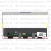 Матрица для ноутбука HP Pavilion G7-1336 (1600x900 HD+) TN, 40pin, Матовая