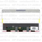 Матрица для ноутбука HP Pavilion G7-2226nr (1600x900 HD+) TN, 40pin, Матовая