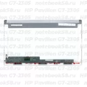 Матрица для ноутбука HP Pavilion G7-2305 (1600x900 HD+) TN, 40pin, Глянцевая