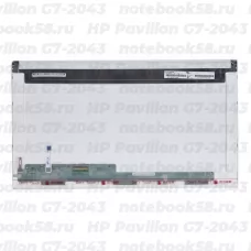 Матрица для ноутбука HP Pavilion G7-2043 (1600x900 HD+) TN, 40pin, Матовая