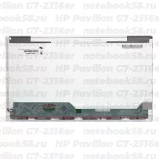 Матрица для ноутбука HP Pavilion G7-2316er (1600x900 HD+) TN, 40pin, Глянцевая