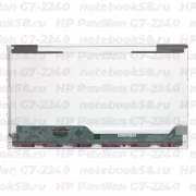 Матрица для ноутбука HP Pavilion G7-2240 (1600x900 HD+) TN, 40pin, Глянцевая