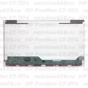 Матрица для ноутбука HP Pavilion G7-1174 (1600x900 HD+) TN, 40pin, Глянцевая