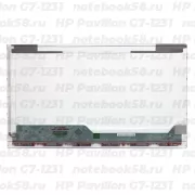 Матрица для ноутбука HP Pavilion G7-1231 (1600x900 HD+) TN, 40pin, Глянцевая