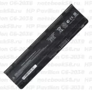 Аккумулятор для ноутбука HP Pavilion G6-2038 (Li-Ion 5200mAh, 10.8V) OEM