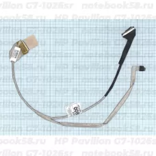 Шлейф матрицы для ноутбука HP Pavilion G7-1026sr (40pin LVDS, LED)